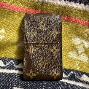 Authentic vintage Louis Vuitton cigarette pouch